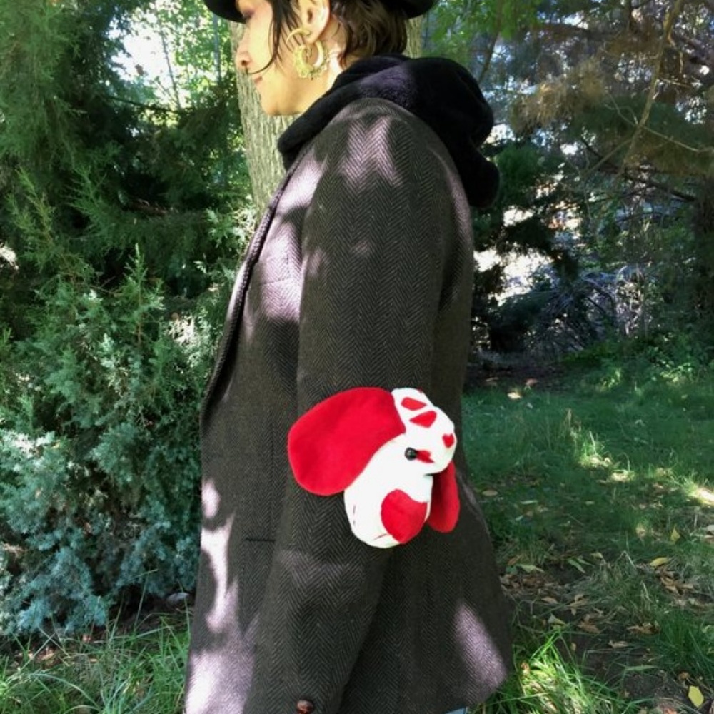 Amazing Red & White Doggie Jacket!